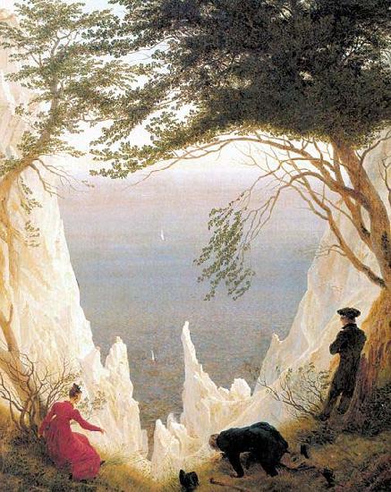 Caspar David Friedrich Chalk Cliffs on Rugen china oil painting image